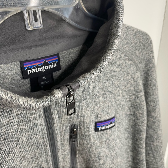 Patagonia Men's The Better Sweater Quarter-Zip in Heathered Gray XL - Picture 4 of 7